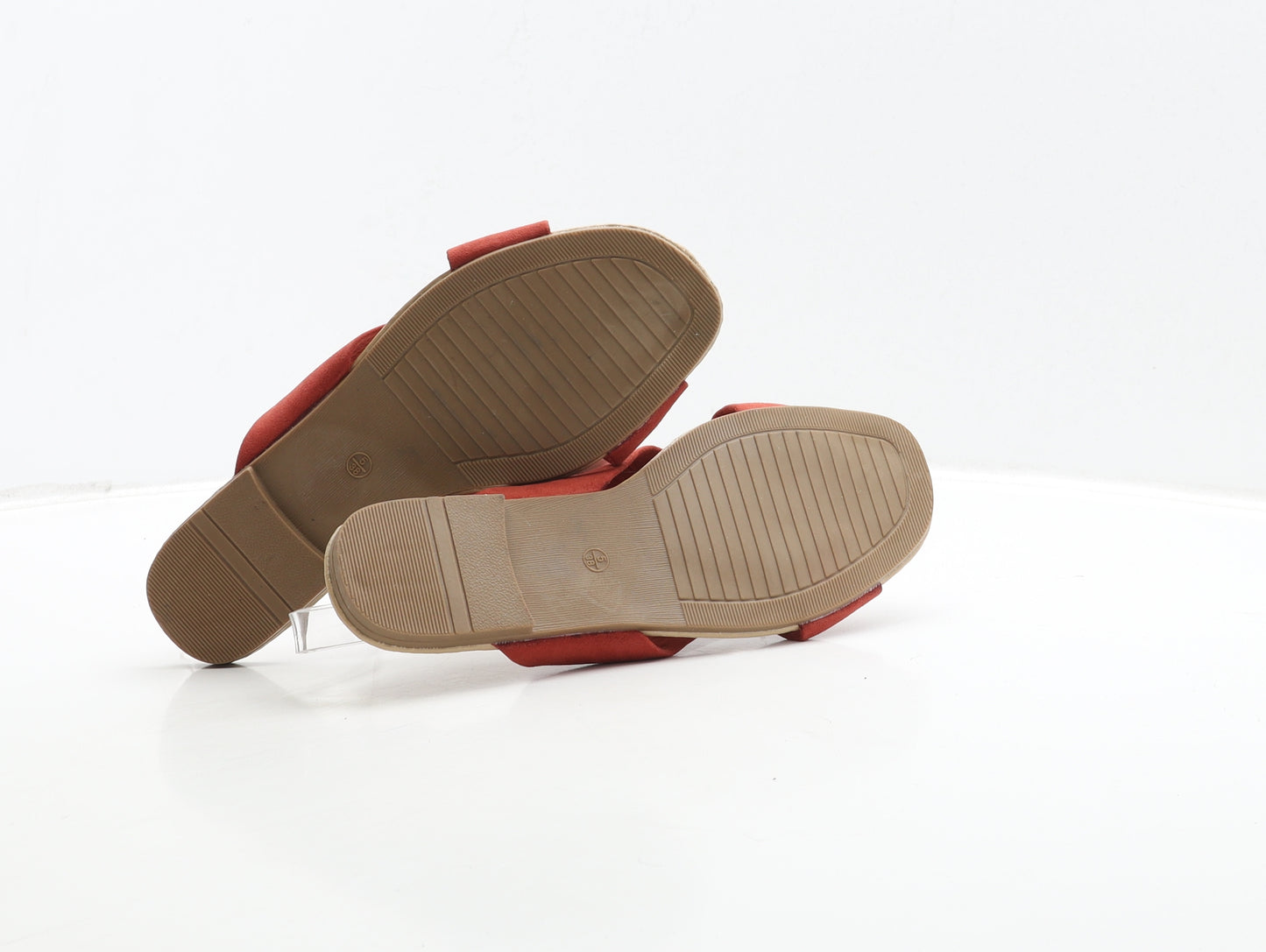 Peacocks Womens Brown Suede Slip On Sandal UK 5 38
