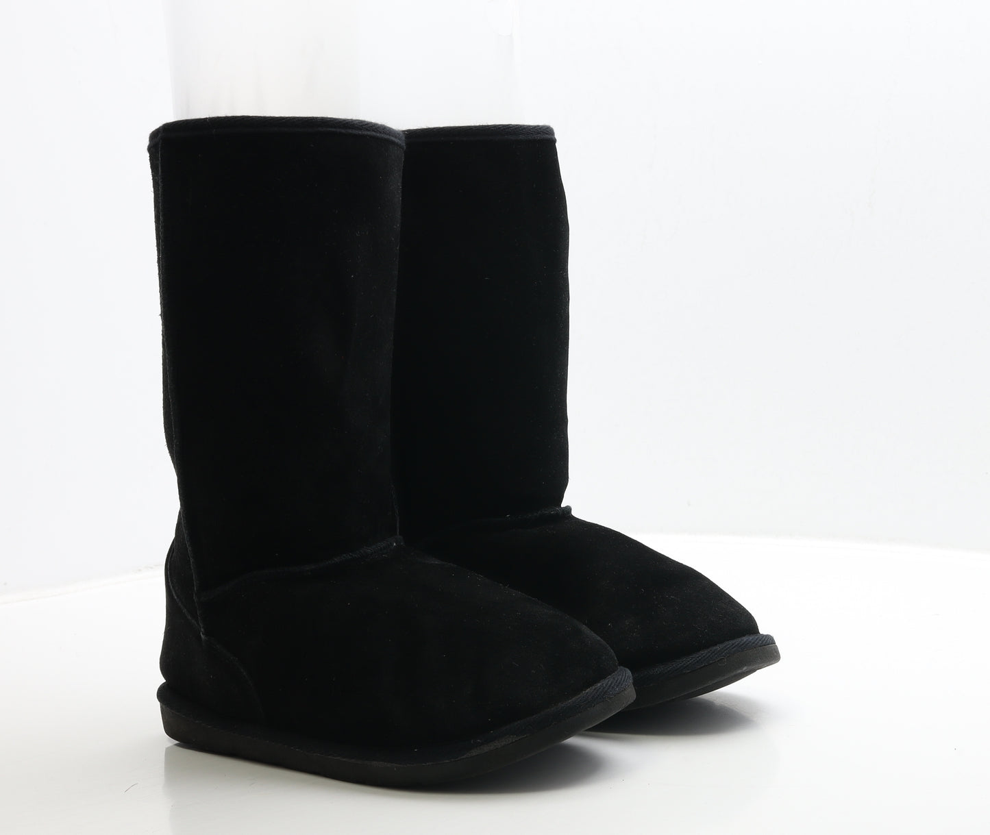 TU Womens Black Suede Shearling Style Boot UK 5