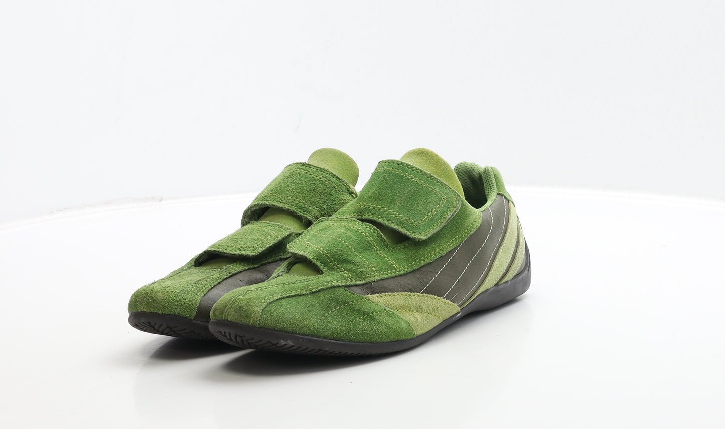 Dolcis Womens Green Suede Trainer UK 5 38