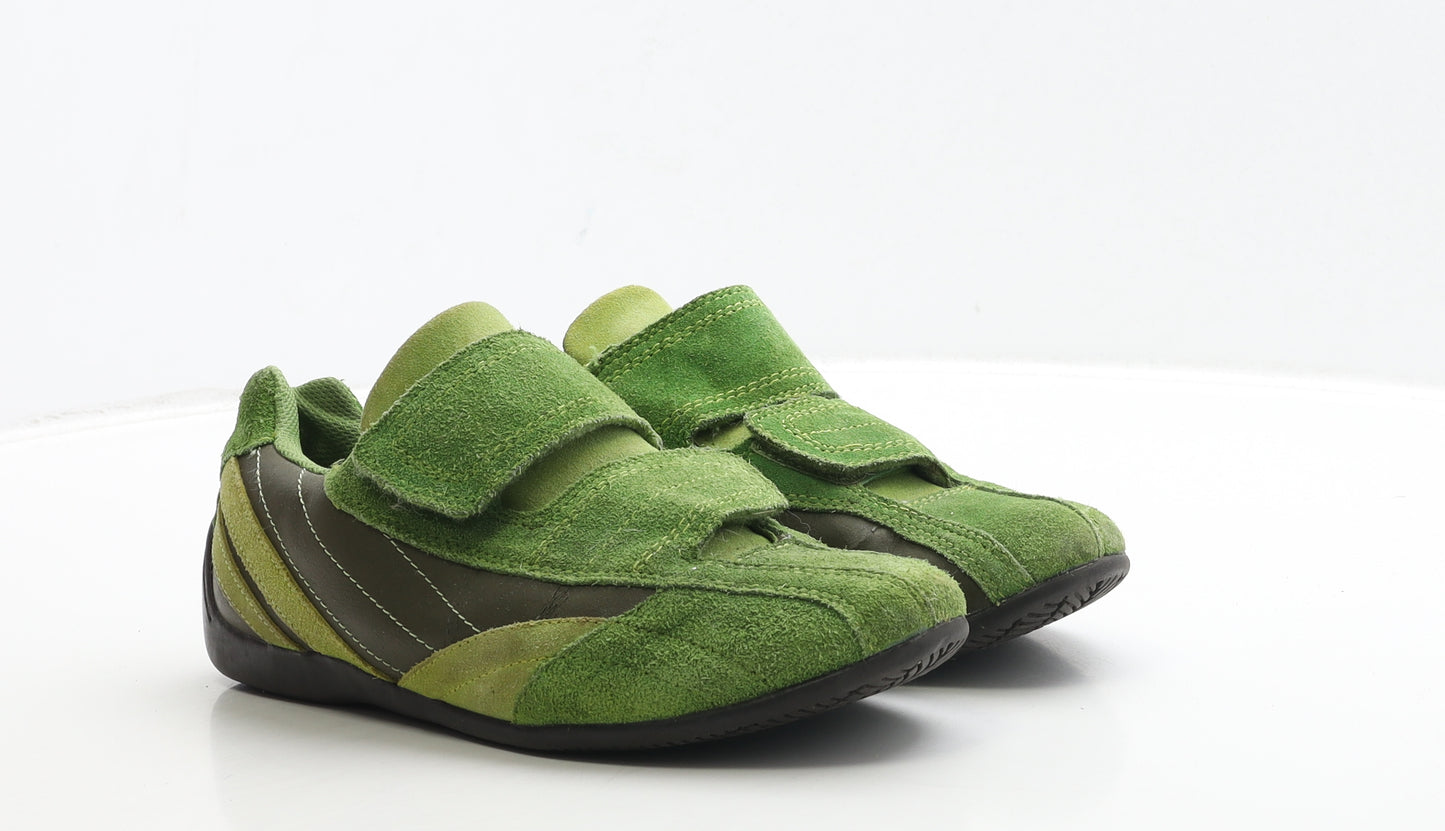 Dolcis Womens Green Suede Trainer UK 5 38