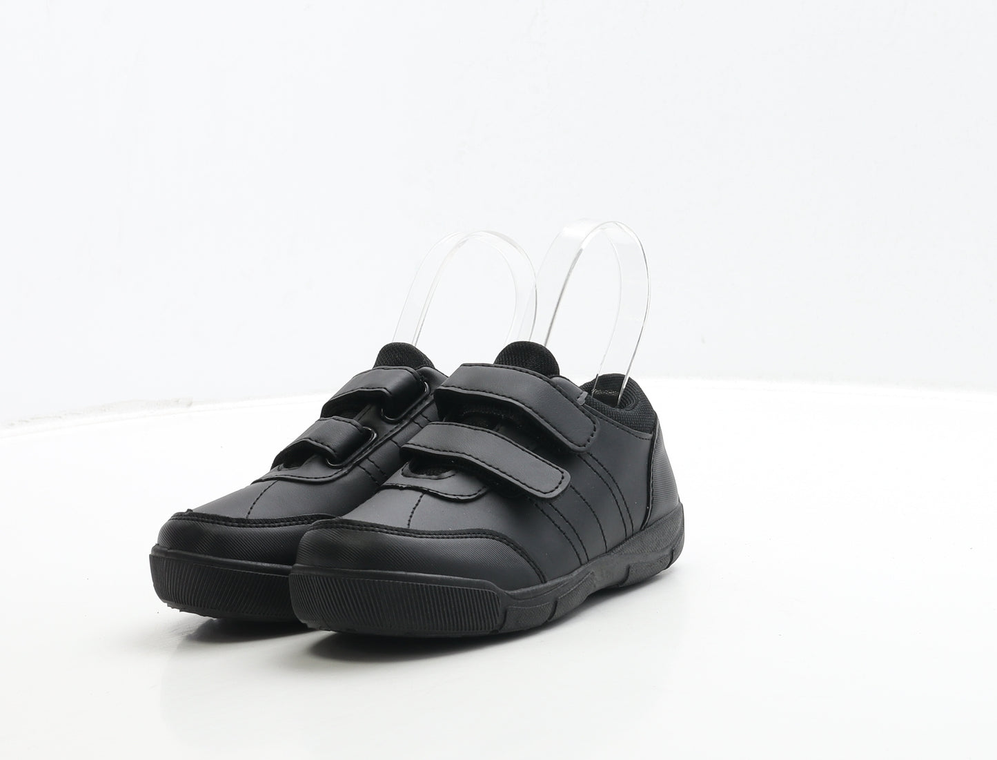 Trux Boys Black Polyester Trainer UK 10