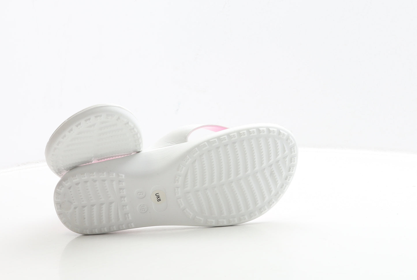 Surf Womens White Rubber Thong Sandal UK 6 39