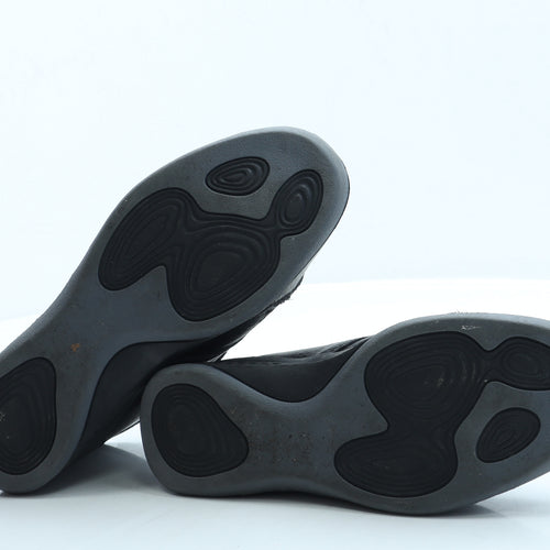 Cushion Walk Womens Black Leather Bootie Boot UK 4