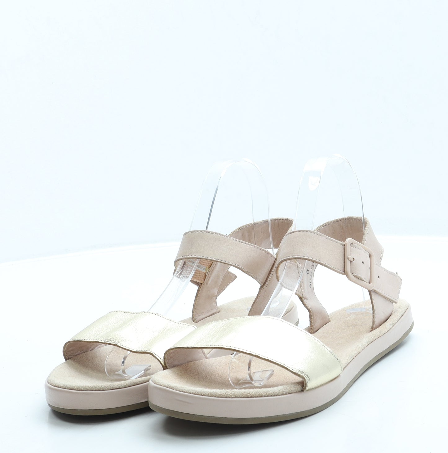Marks and Spencer Womens Pink Leather Strappy Sandal UK 6