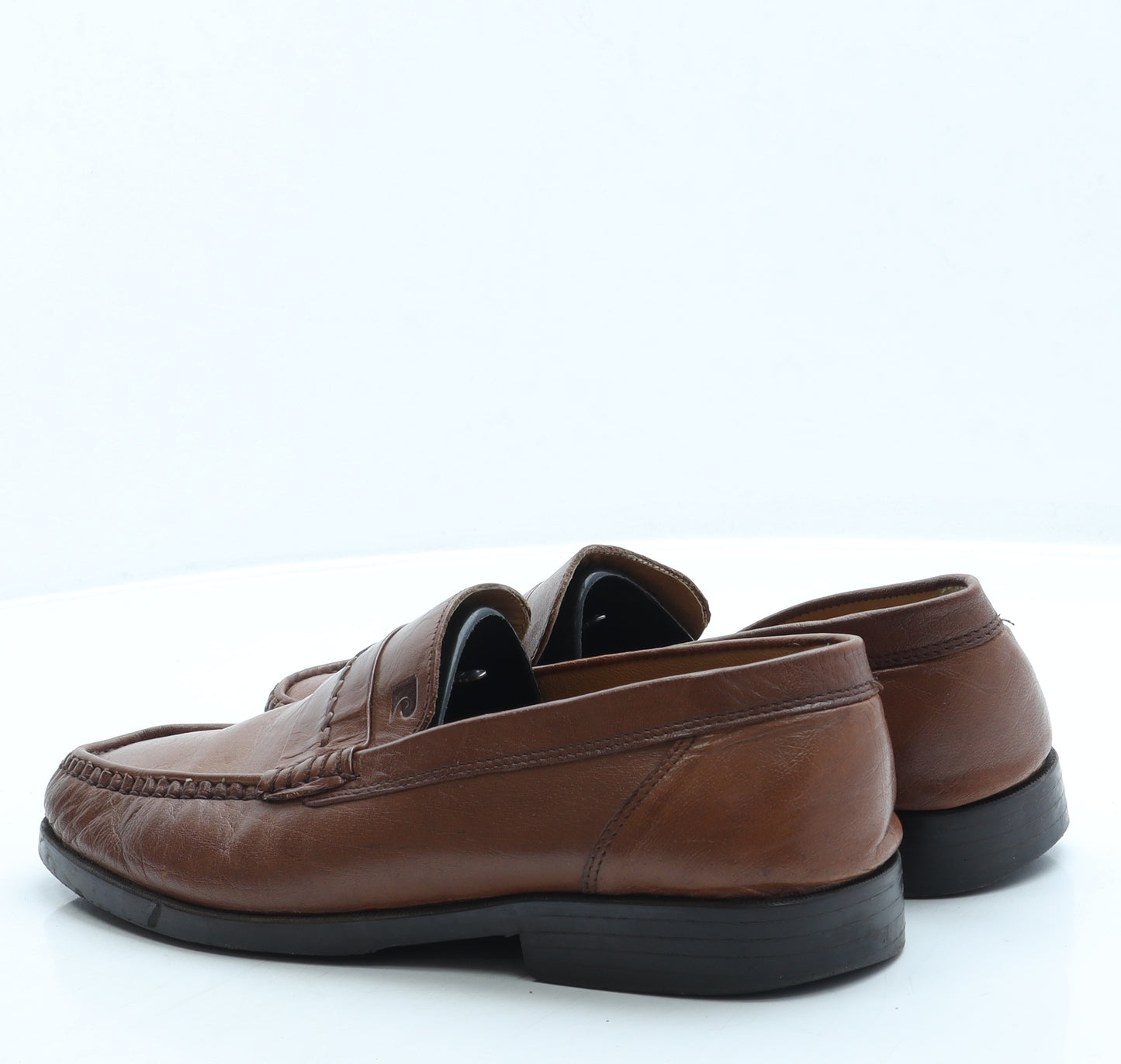 Cardin Mens Brown Leather Loafer Casual UK 8 42