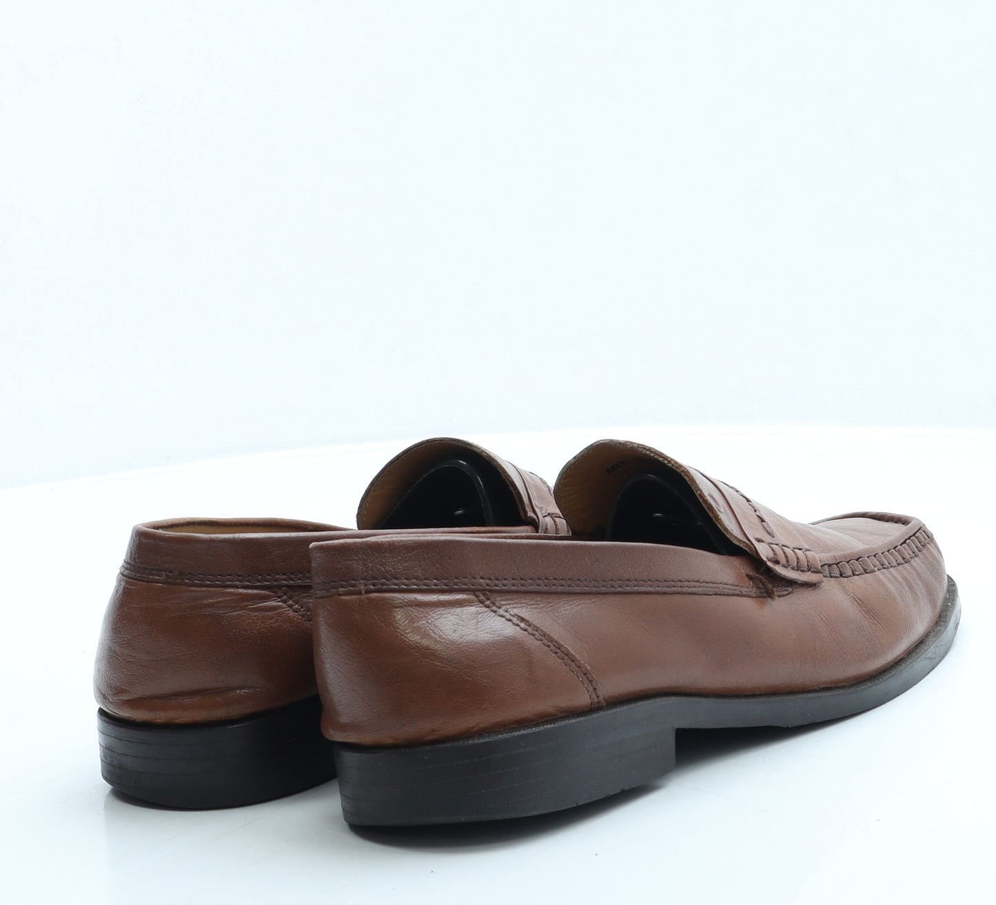 Cardin Mens Brown Leather Loafer Casual UK 8 42