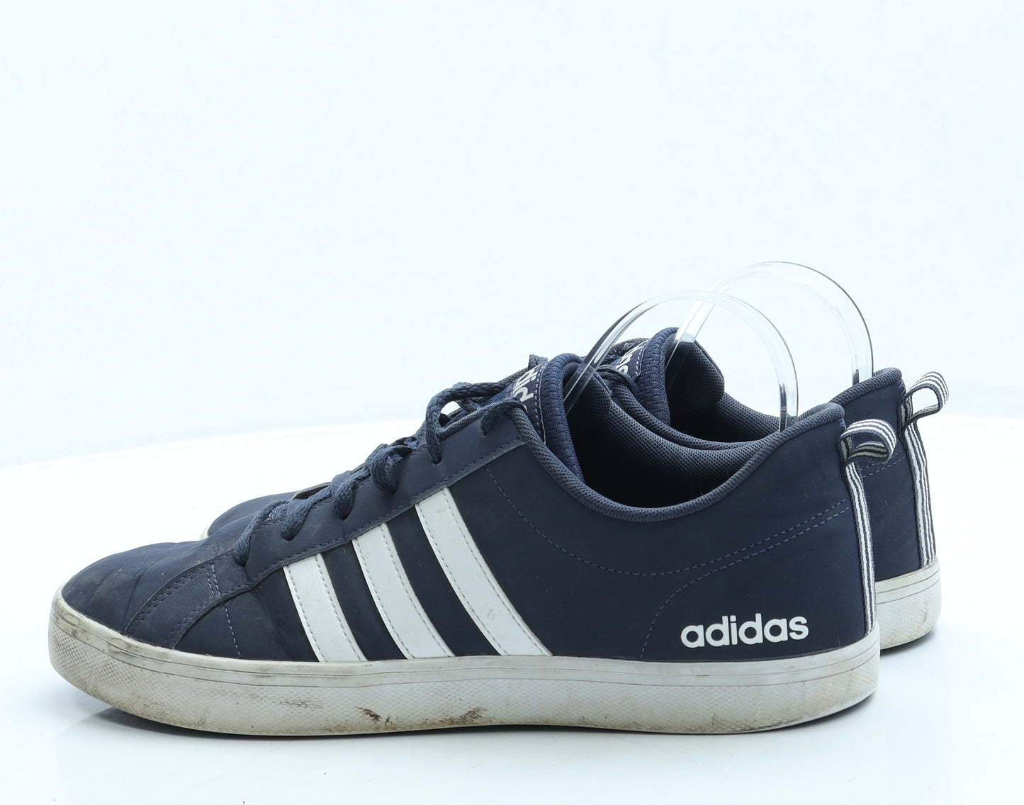 adidas Mens Blue Leather Trainer UK 10 44