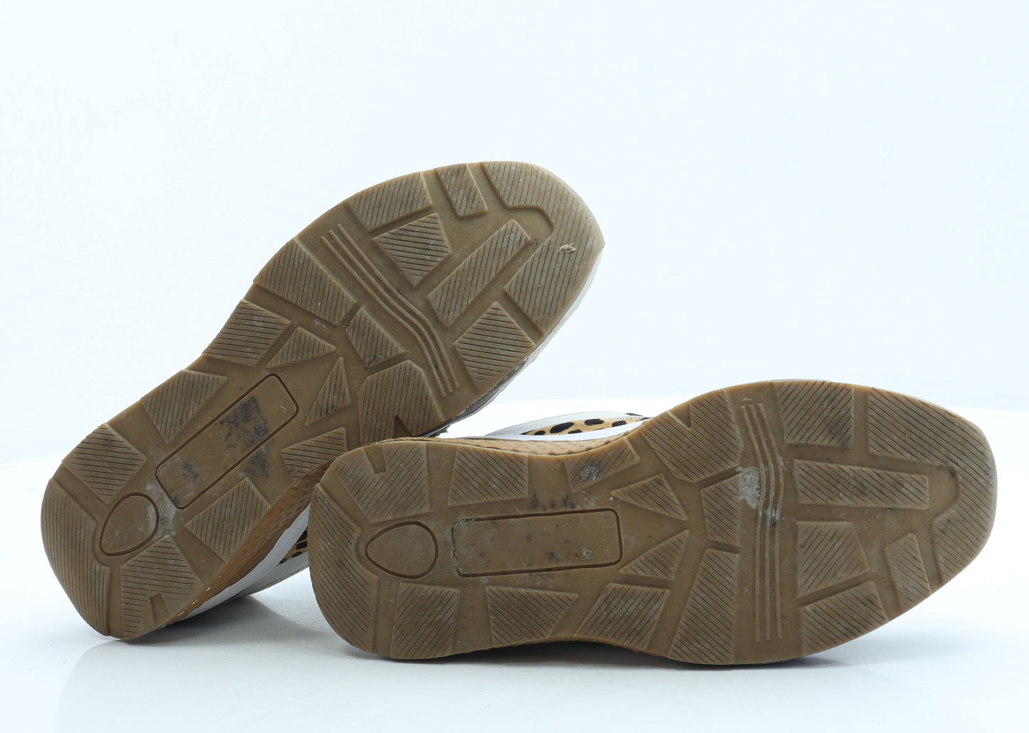 Autograph Womens Brown Animal Print Polyester Trainer UK 6