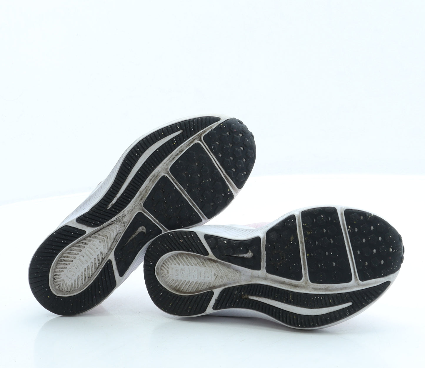 Nike Girls Pink Polyester Trainer UK 10 27