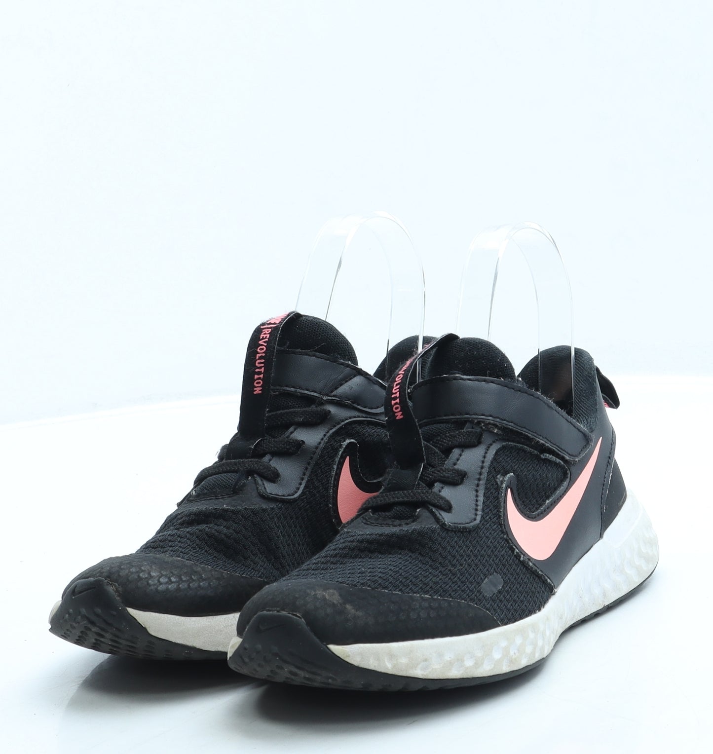 Nike Girls Black Polyester Trainer UK 13 31.5