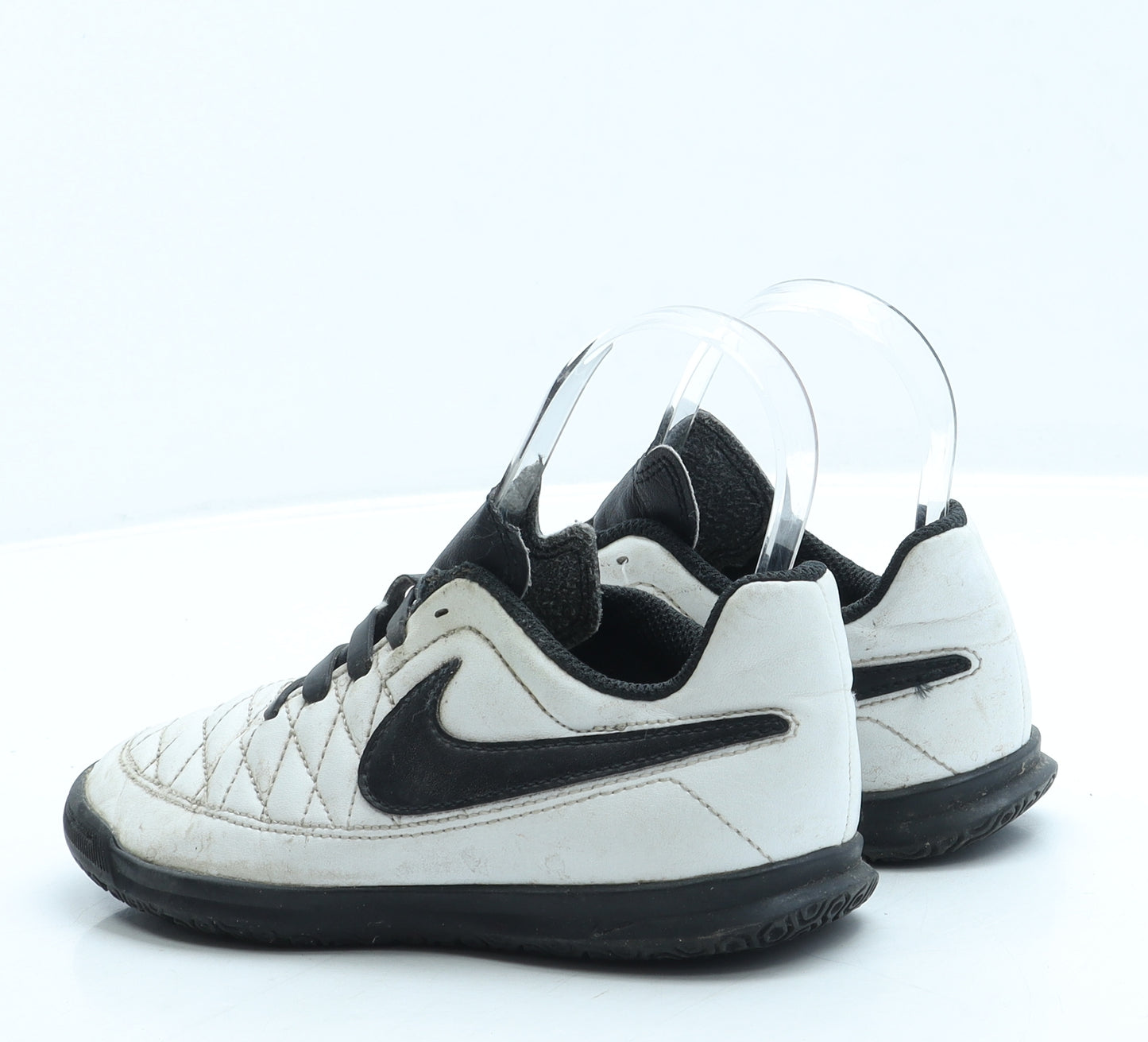 Nike Boys White Leather Trainer UK 13 31.5 - Astro Turf shoe