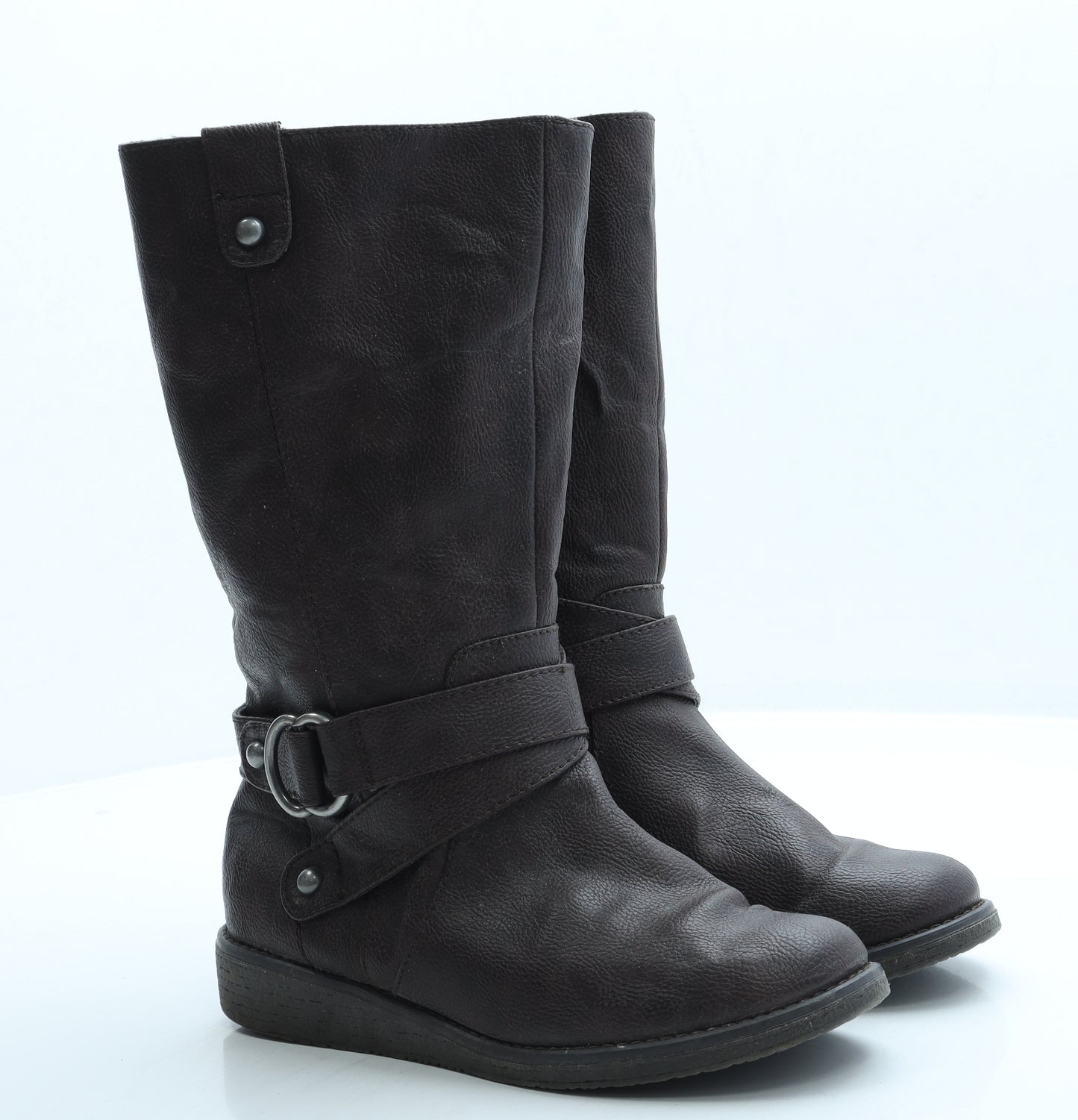 NEXT Womens Brown Leather Bootie Boot UK 5 38