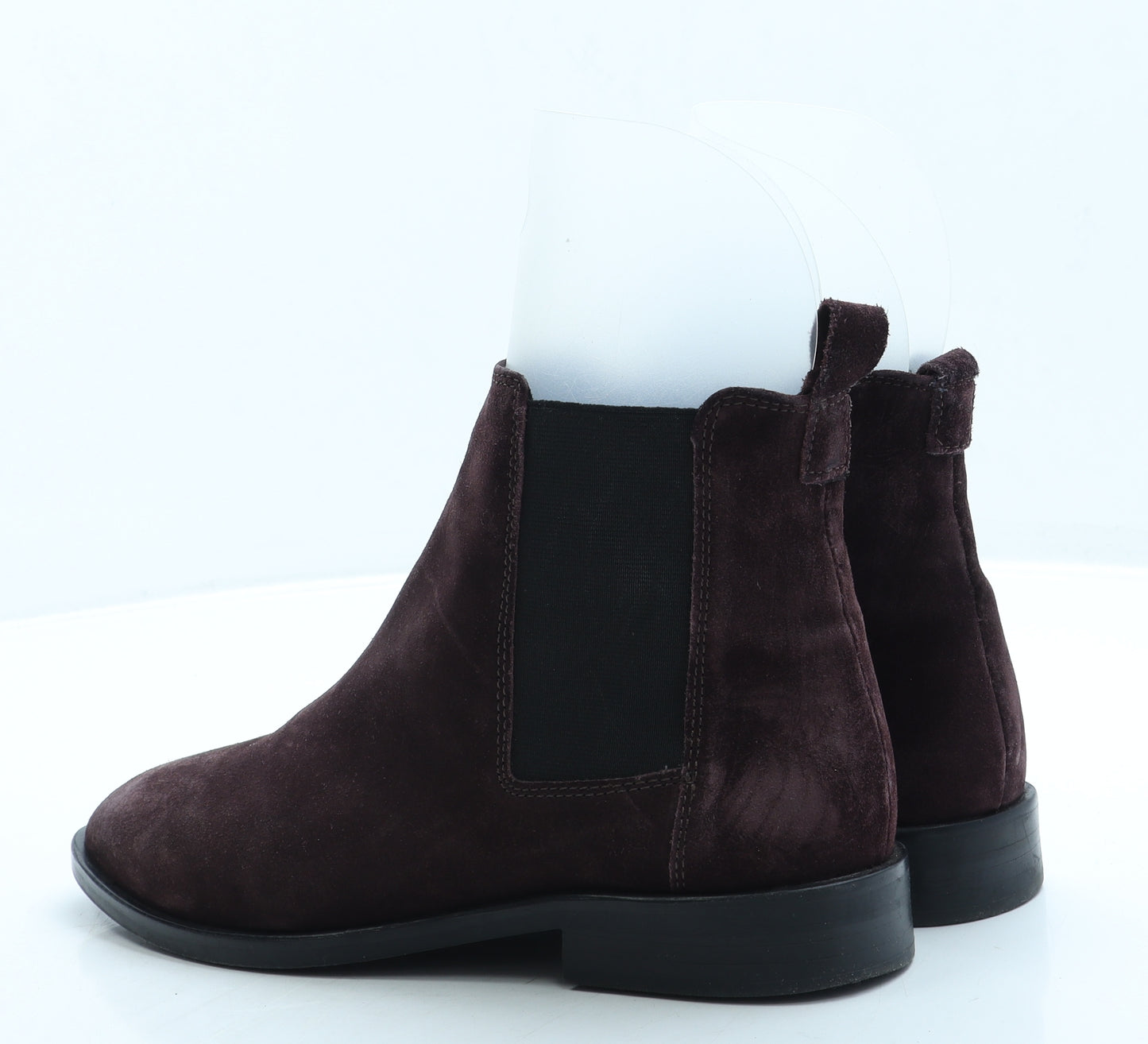 ASOS Womens Red Suede Chelsea Boot UK 5.5