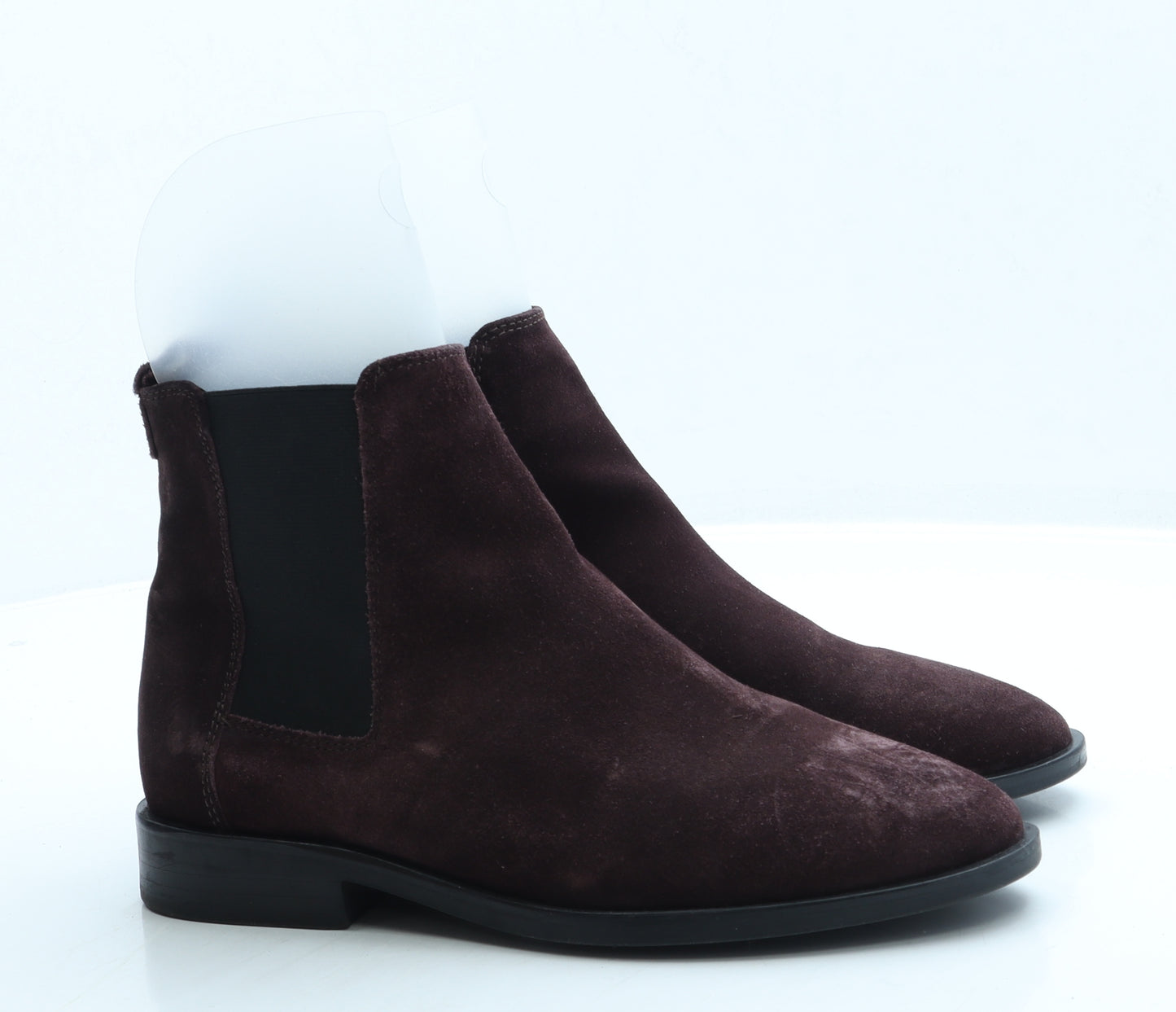ASOS Womens Red Suede Chelsea Boot UK 5.5
