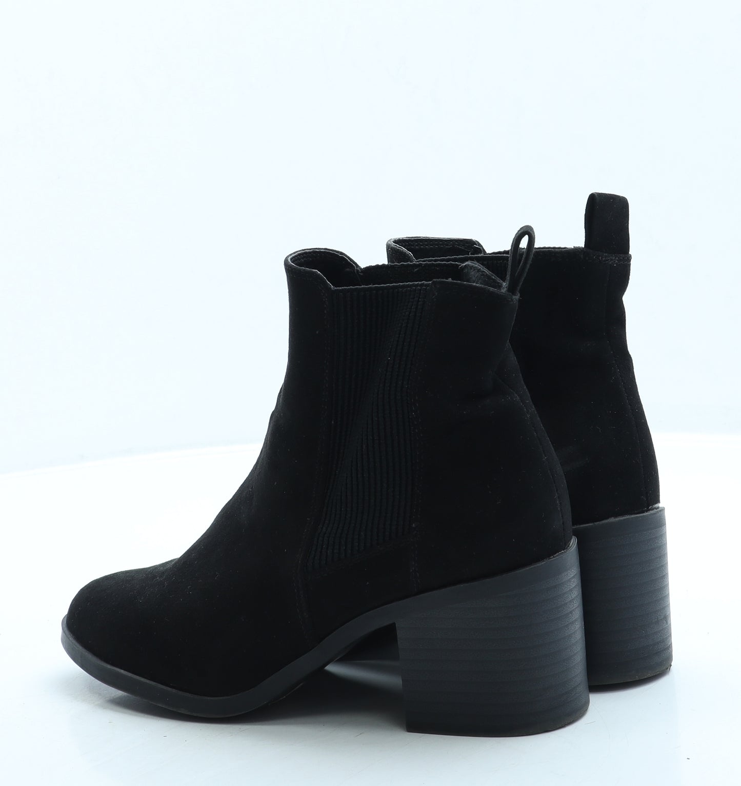 Dorothy Perkins Womens Black Suede Bootie Boot UK 4