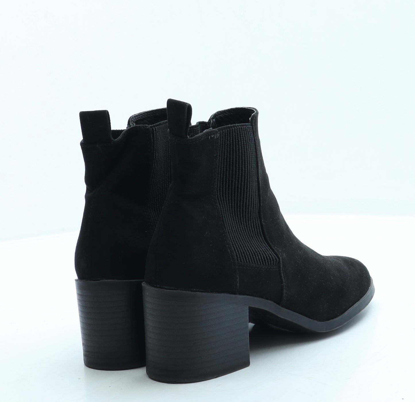 Dorothy Perkins Womens Black Suede Bootie Boot UK 4