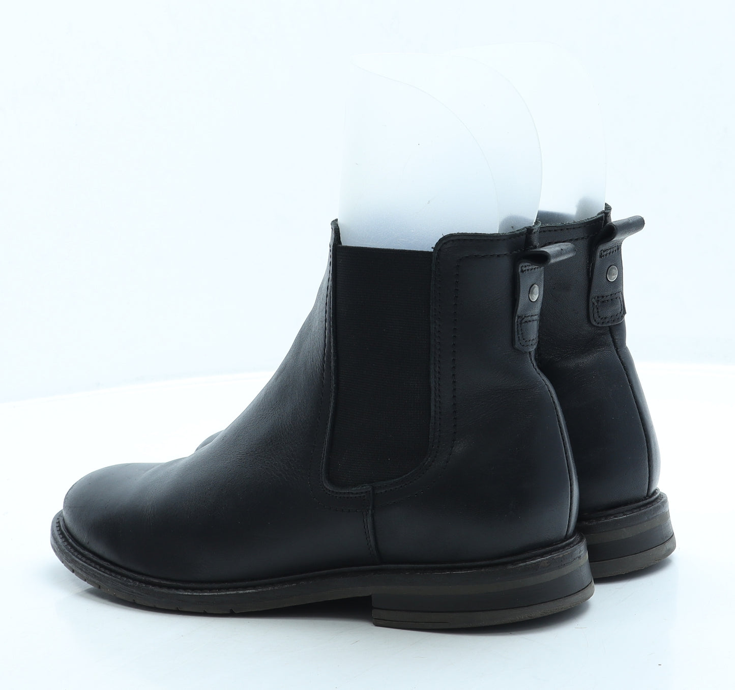 NEXT Womens Black Leather Chelsea Boot UK 6 39
