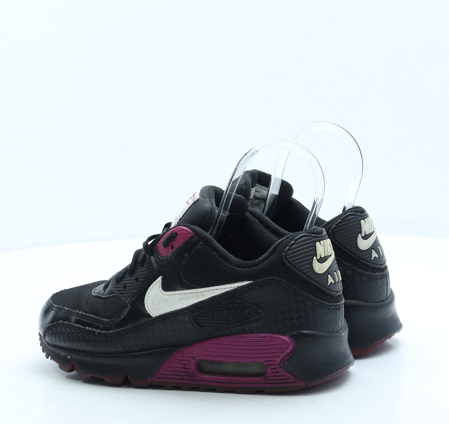 Nike Girls Black Polyester Trainer UK 3.5 36 - Air Max