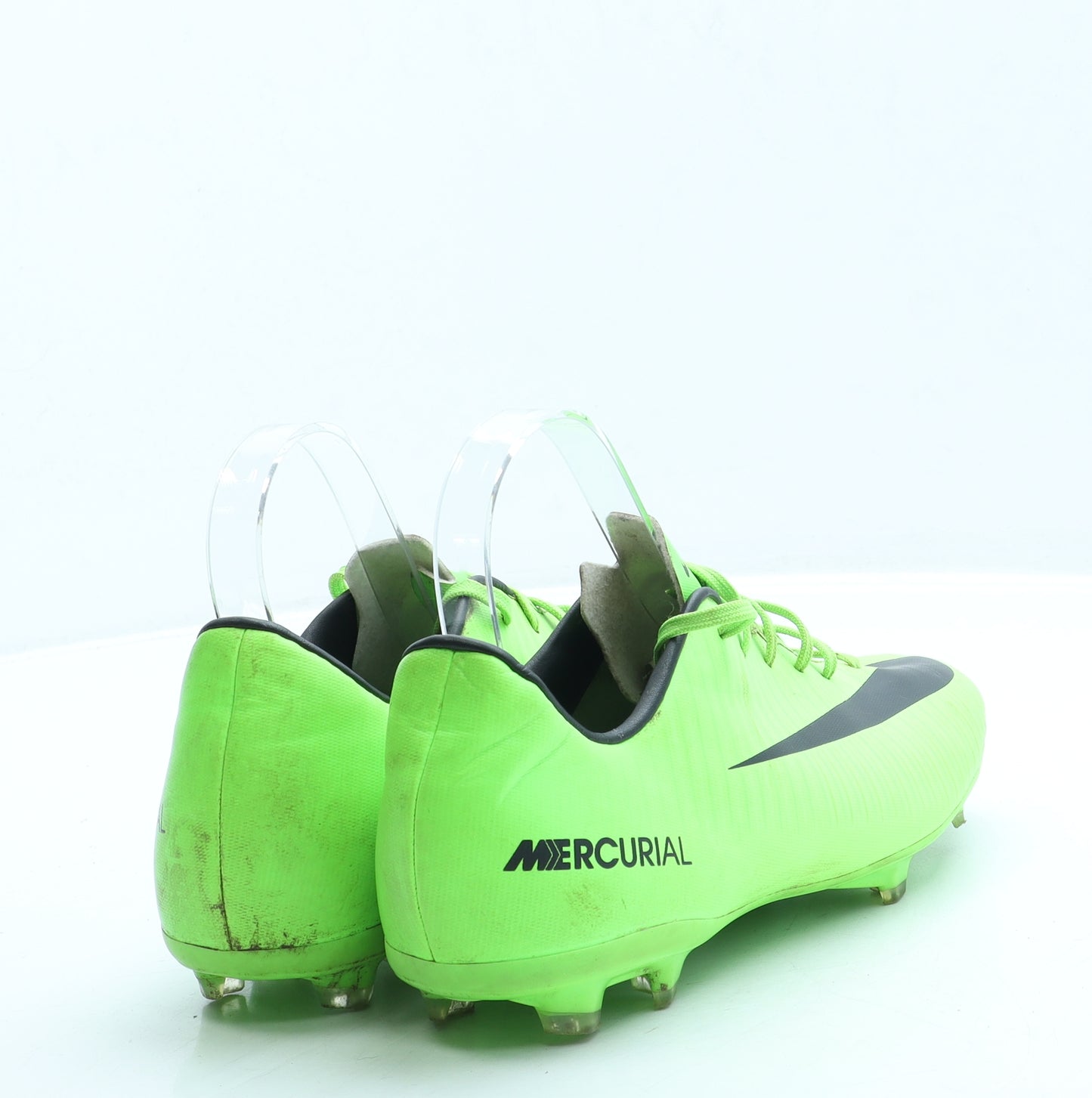 Nike Boys Green Leather Trainer UK 5.5 38.5