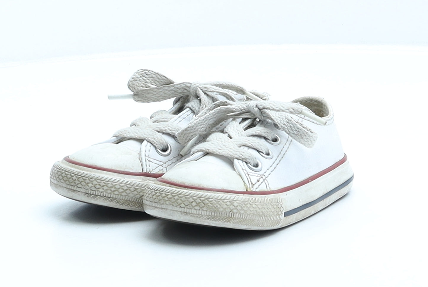 Converse Unisex Baby & Toddler White Leather Sneaker Trainer UK 5 21 5