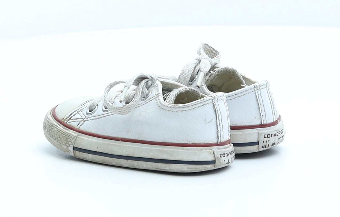Converse Unisex Baby & Toddler White Leather Sneaker Trainer UK 5 21 5