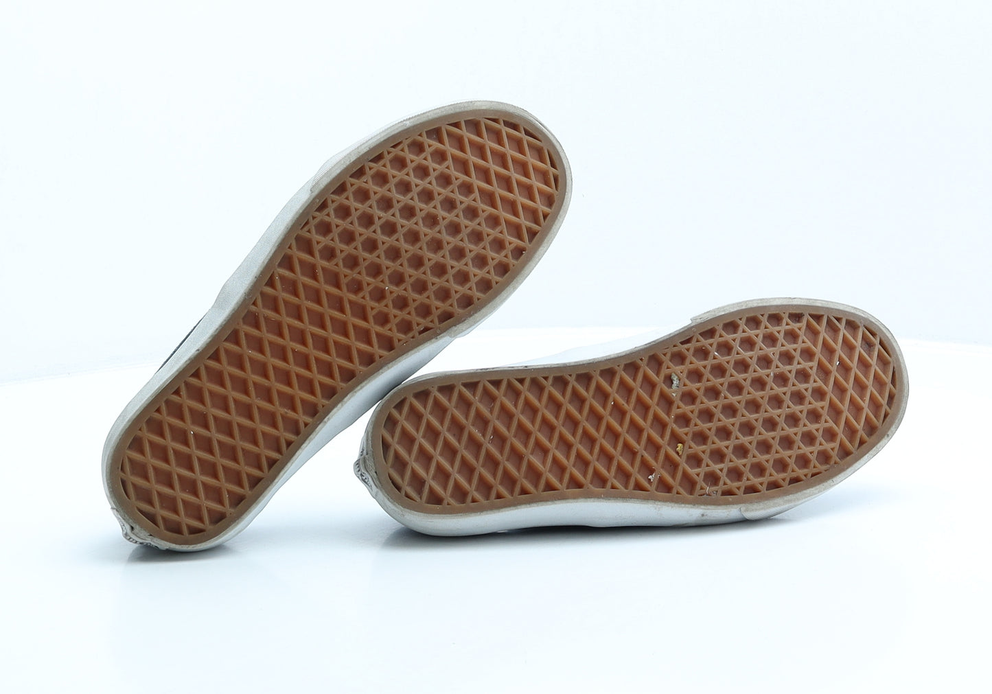 VANS Womens Blue Leather Trainer UK 4.5 US 6.5