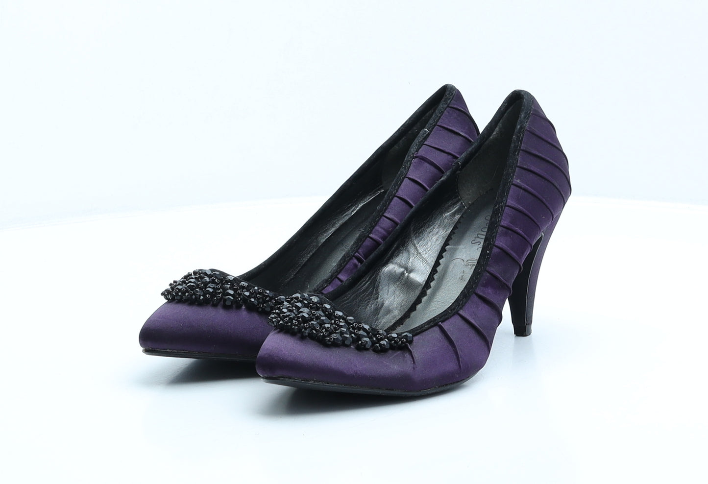 New Look Womens Purple Polyester Court Heel UK 6 39