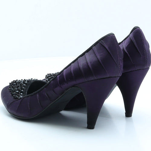 New Look Womens Purple Polyester Court Heel UK 6 39