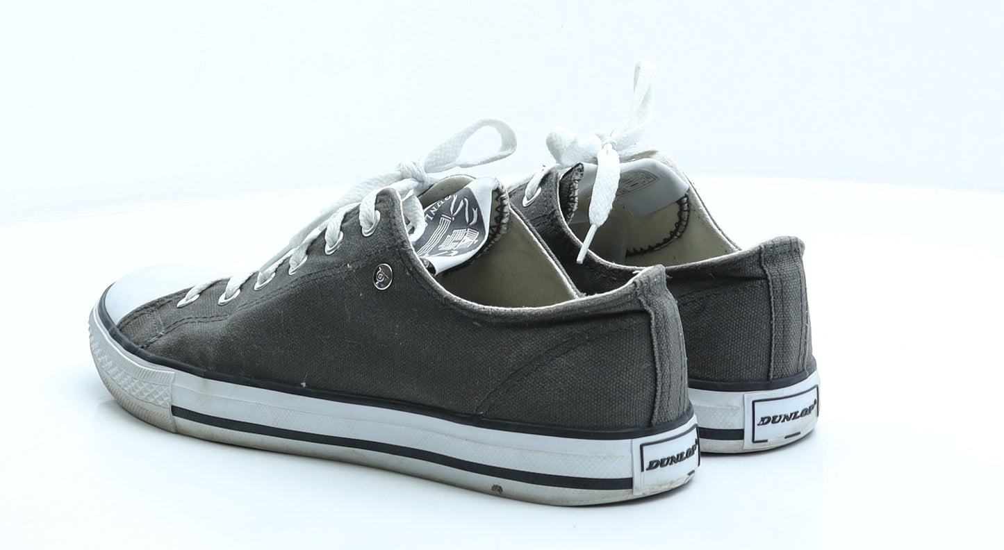 Dunlop Mens Grey Fabric Trainer UK 9