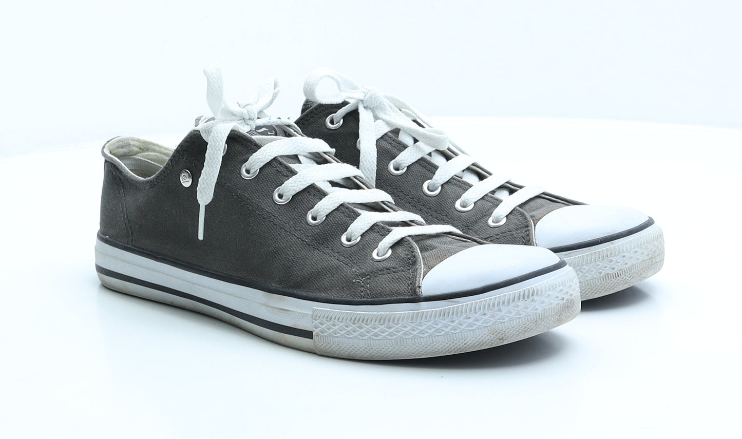 Dunlop Mens Grey Fabric Trainer UK 9