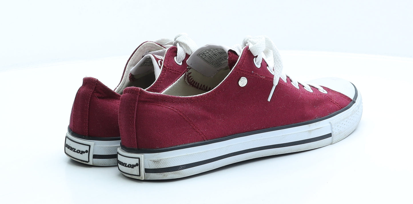 Dunlop Mens Red Fabric Trainer UK 9
