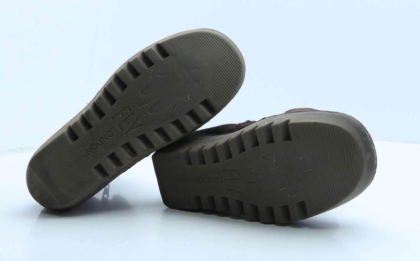 FLY London Womens Brown Suede Bootie Boot UK 7 40