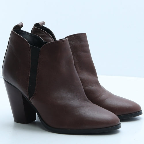 NEXT Womens Brown Leather Chelsea Boot UK 6 39