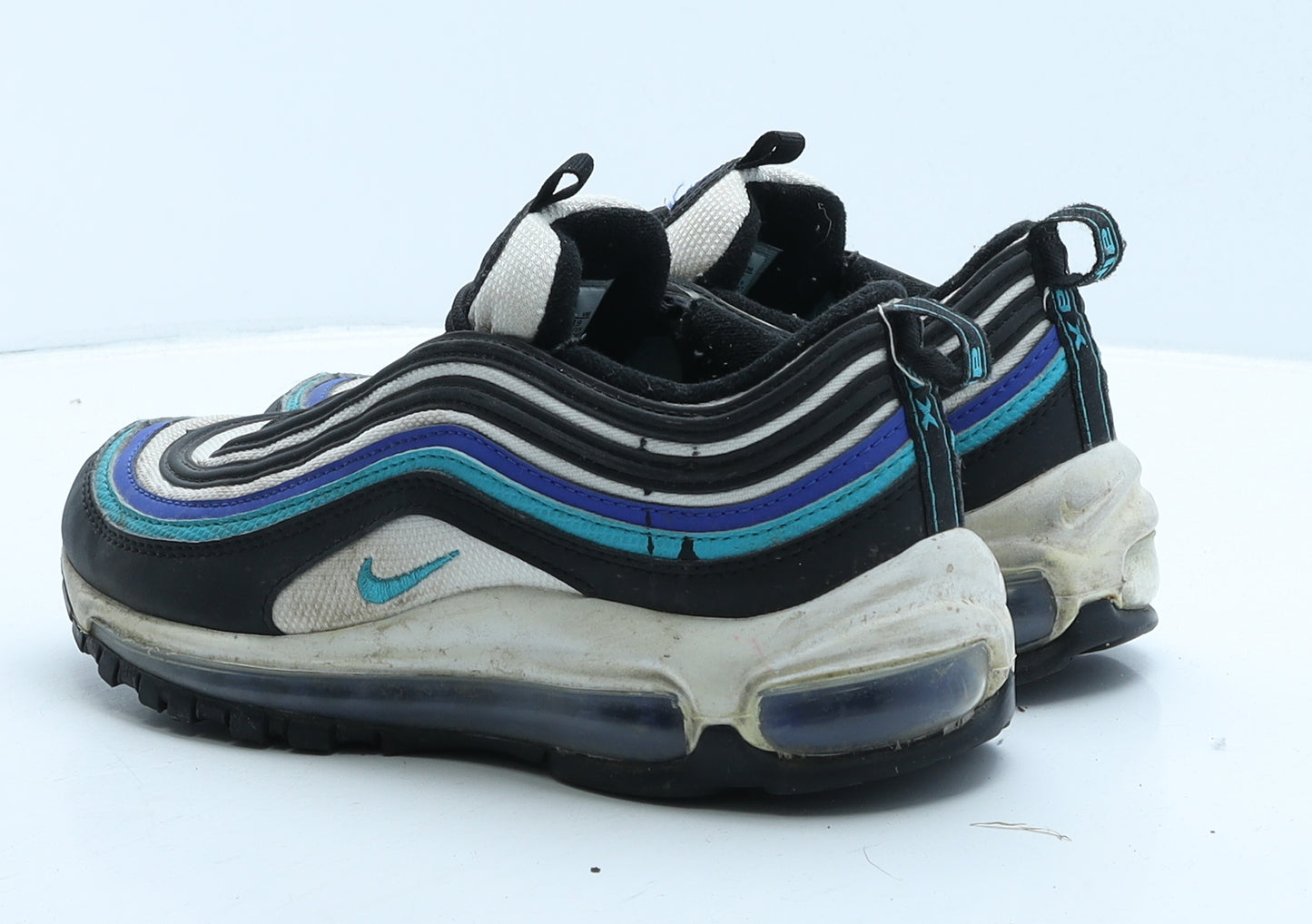 Nike Boys Multicoloured Striped Leather Trainer UK 5 38