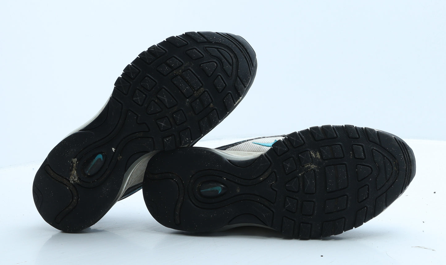 Nike Boys Multicoloured Striped Leather Trainer UK 5 38