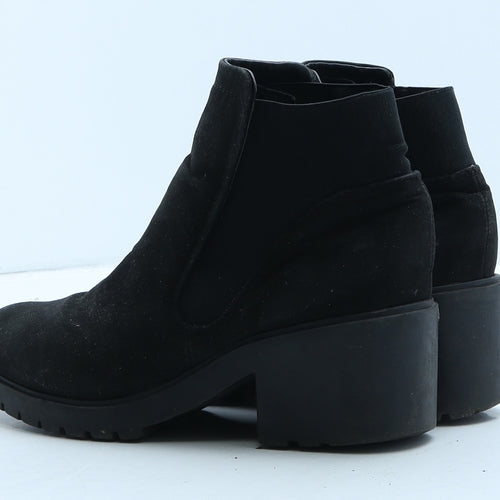New Look Womens Black Suede Chelsea Boot UK 6 39
