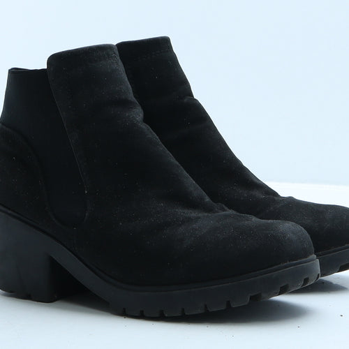 New Look Womens Black Suede Chelsea Boot UK 6 39