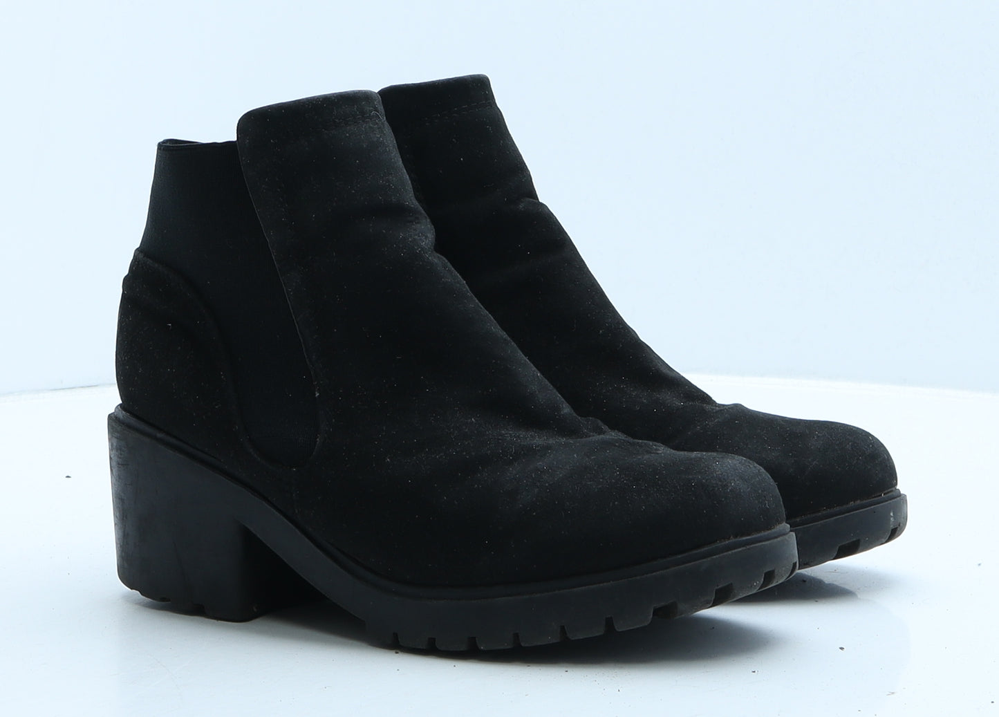New Look Womens Black Suede Chelsea Boot UK 6 39