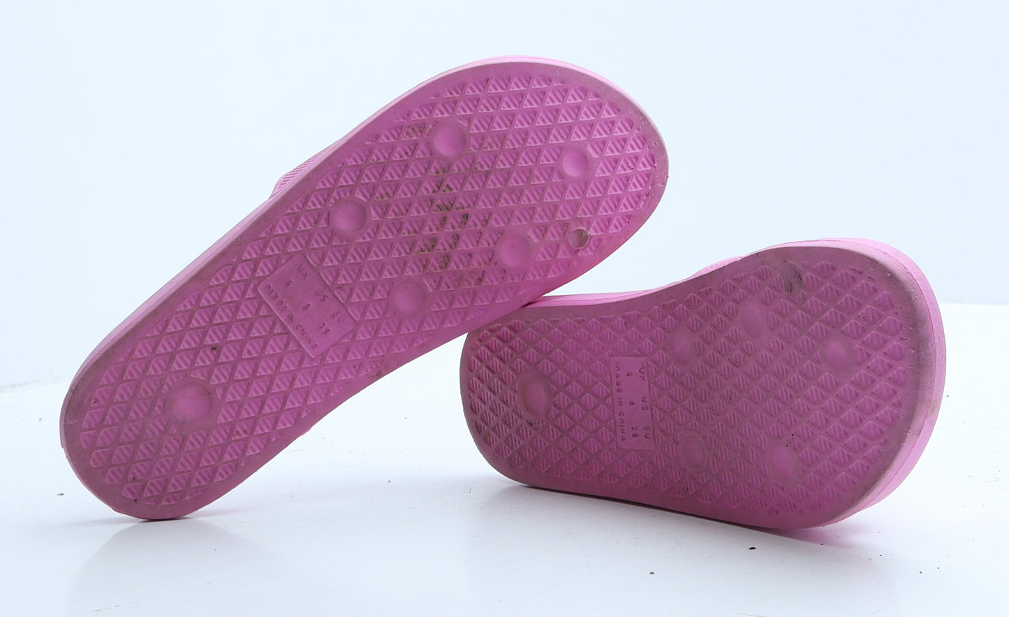 Preworn Womens Pink Rubber Slider Slipper UK 39