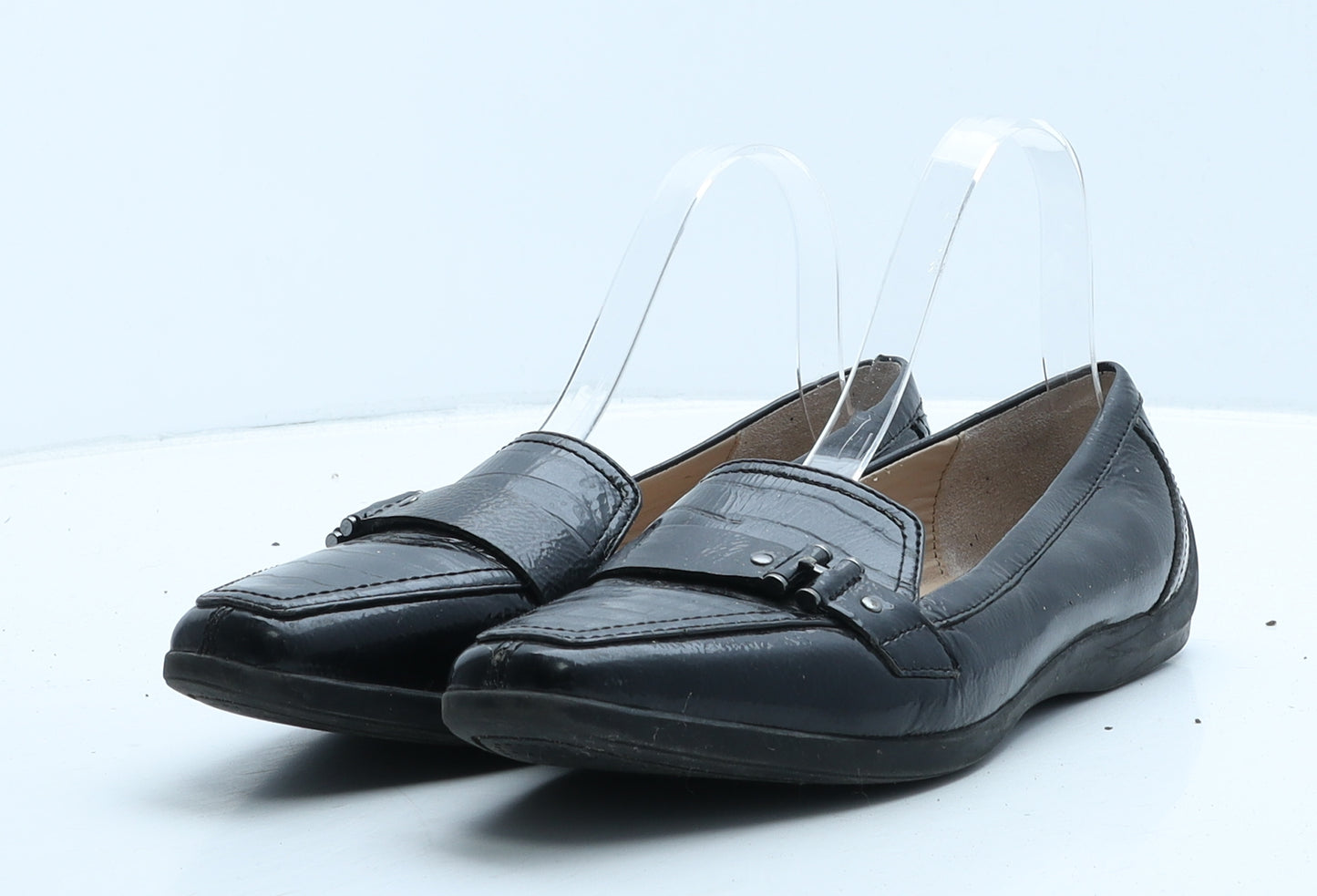 FootGlove Womens Brown Leather Loafer Casual UK 6