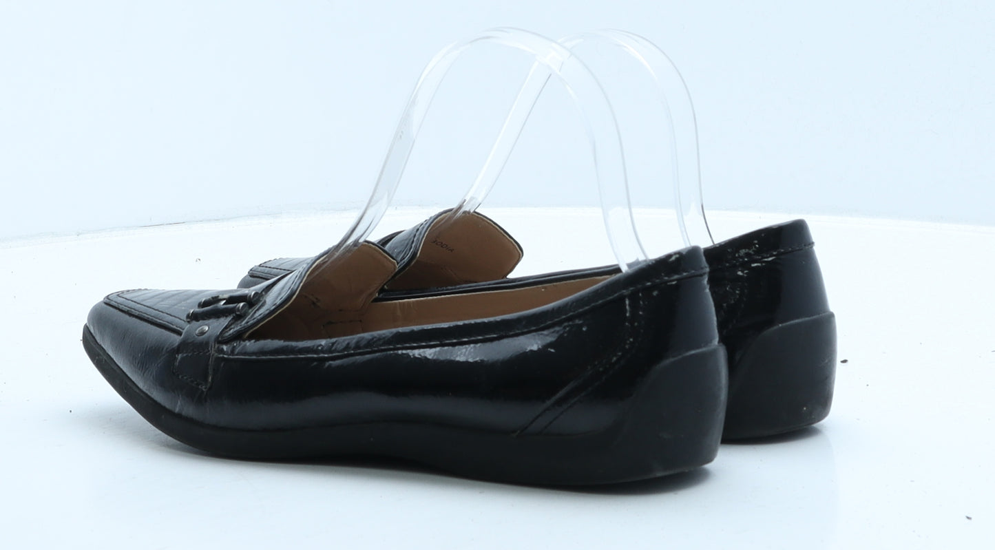 FootGlove Womens Brown Leather Loafer Casual UK 6