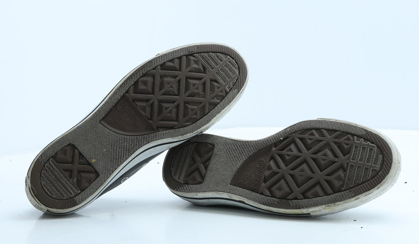 Converse Womens Grey Fabric Trainer UK 5