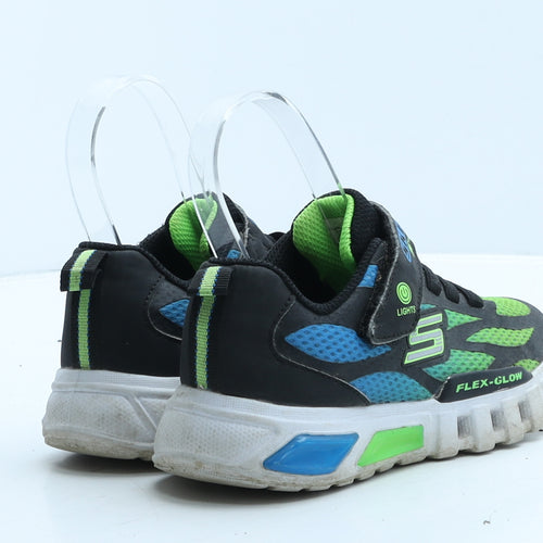 Skechers Boys Multicoloured Colourblock Fabric Trainer UK 11.5 29