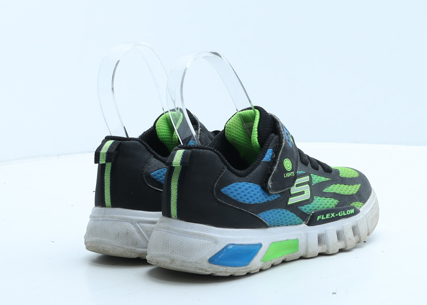 Skechers Boys Multicoloured Colourblock Fabric Trainer UK 11.5 29