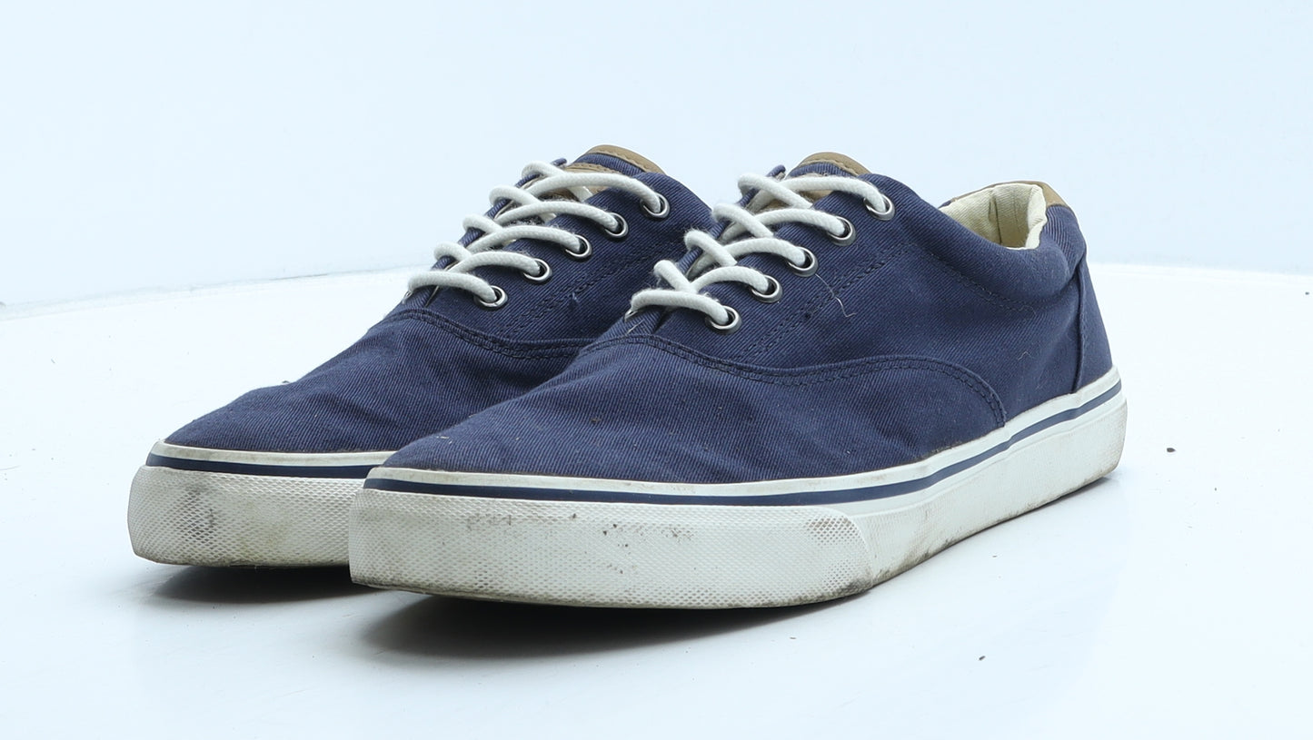 Marks and Spencer Mens Blue Fabric Trainer UK 9