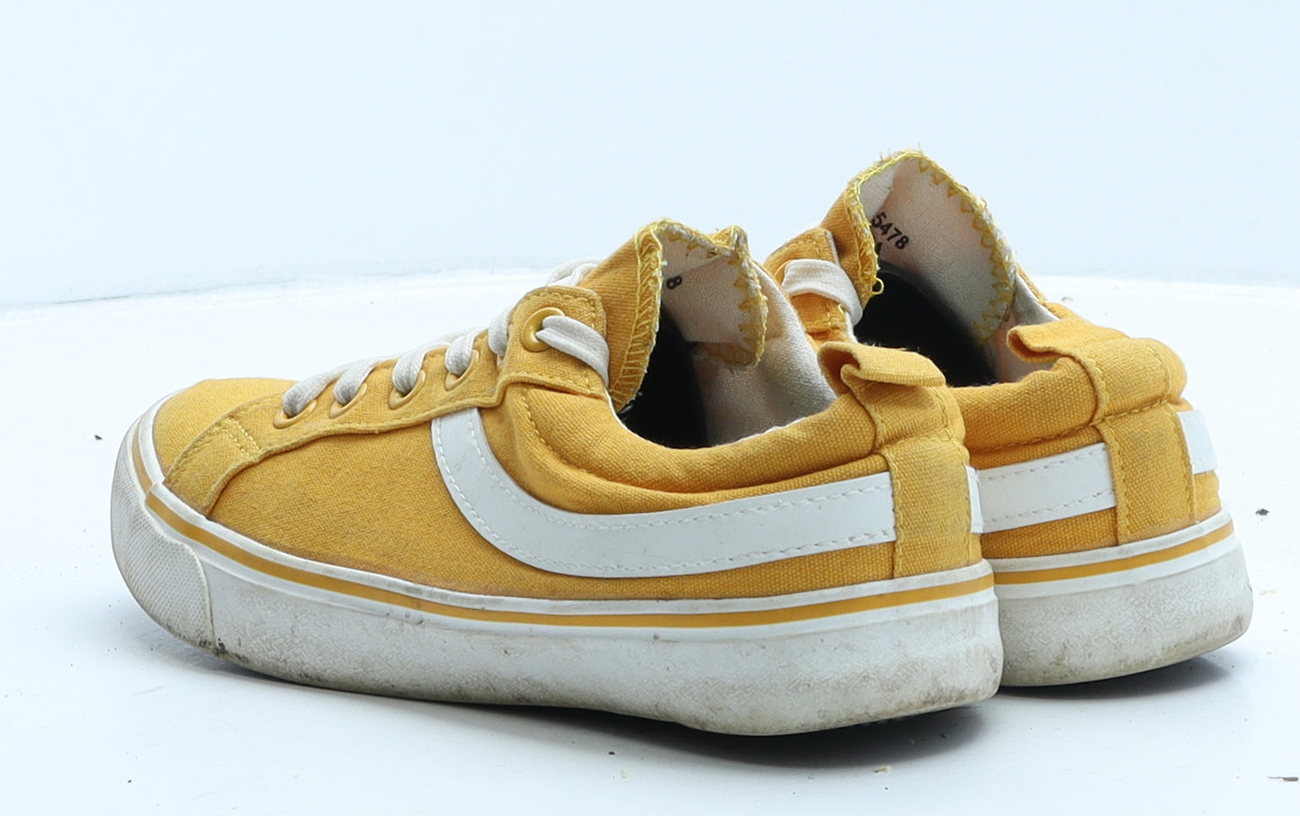 Primark Womens Yellow Fabric Trainer UK 4 37