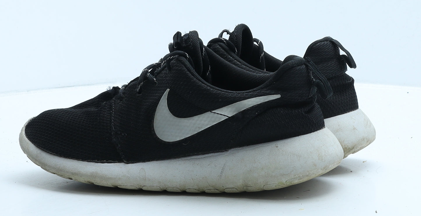 Nike Womens Black Geometric Fabric Trainer UK 6 40