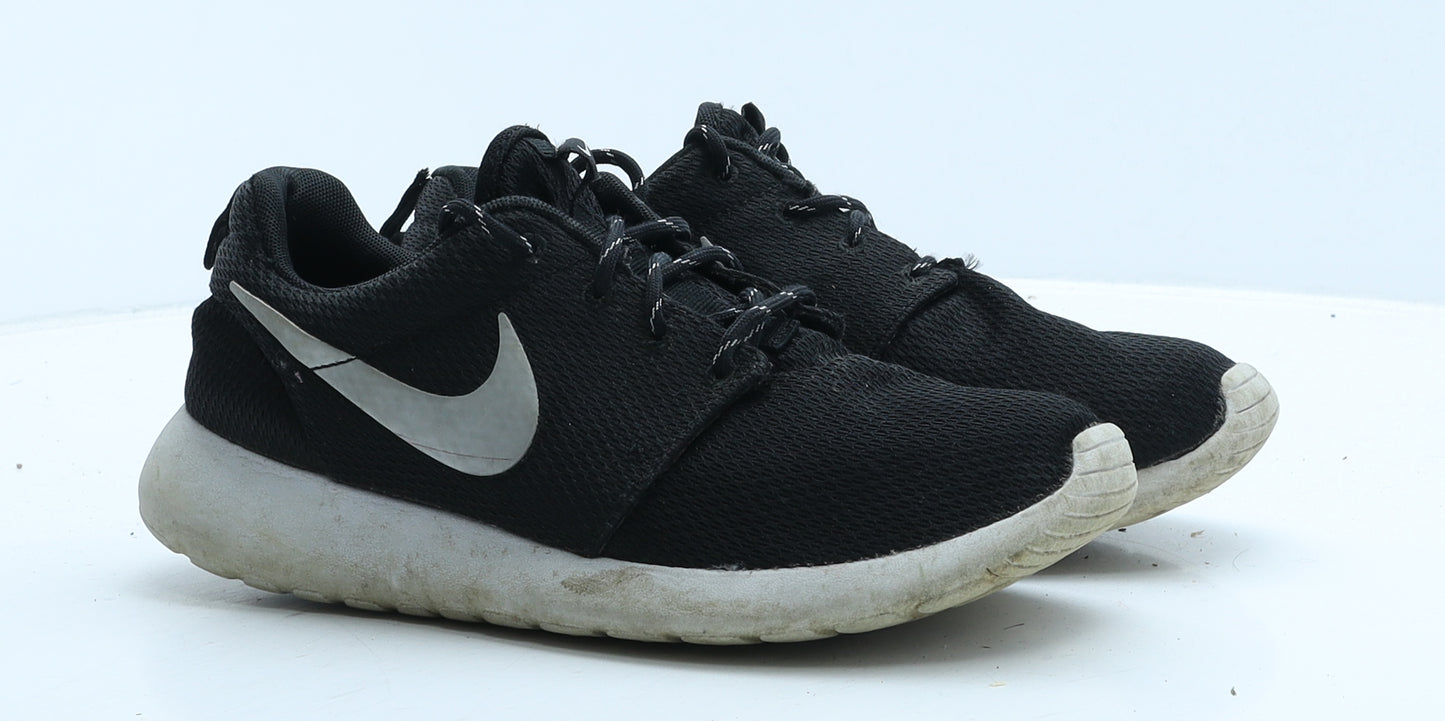 Nike Womens Black Geometric Fabric Trainer UK 6 40