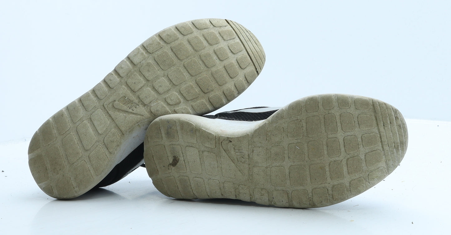 Nike Womens Black Geometric Fabric Trainer UK 6 40