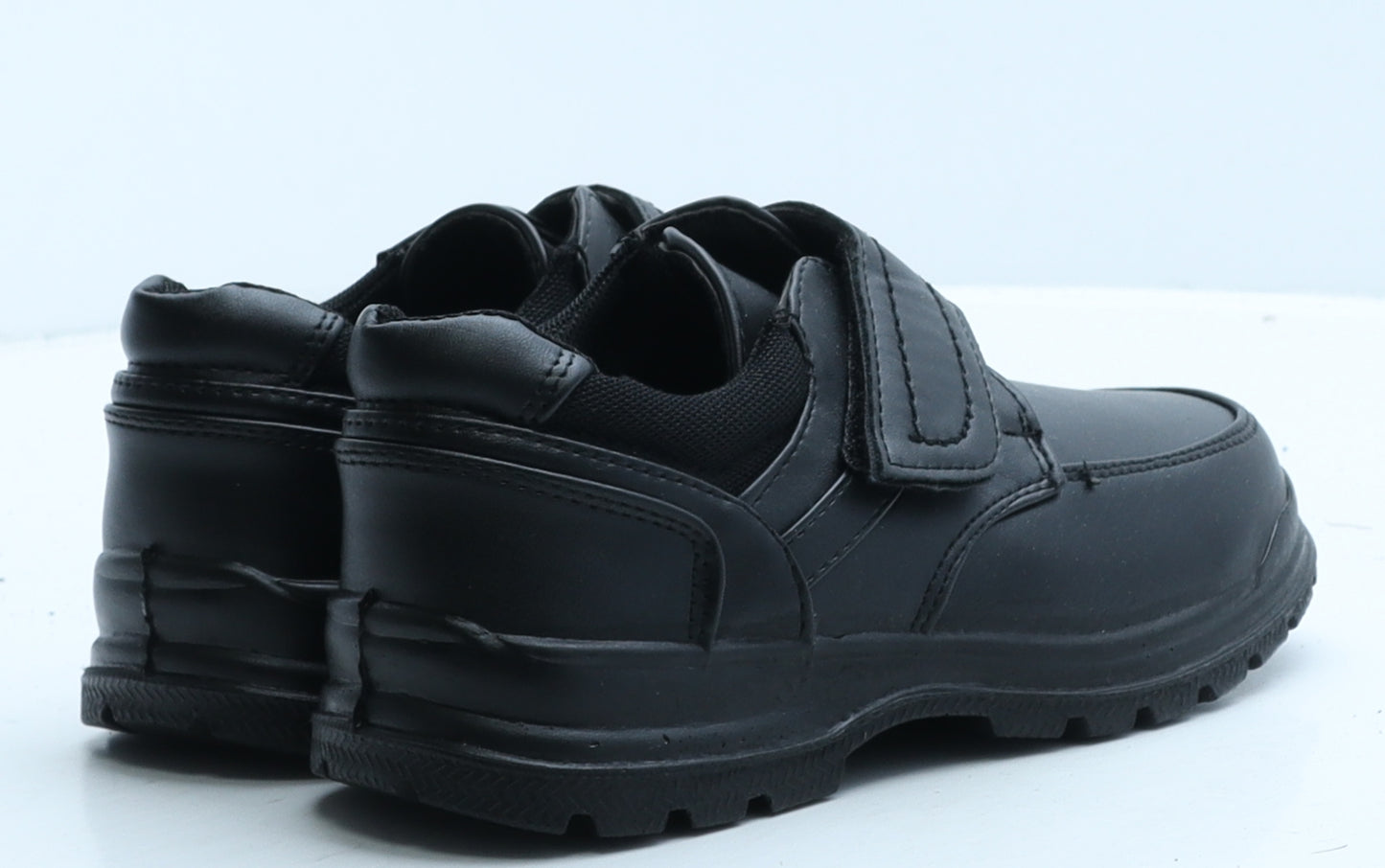 Trux Boys Black Leather Loafer Casual UK 13